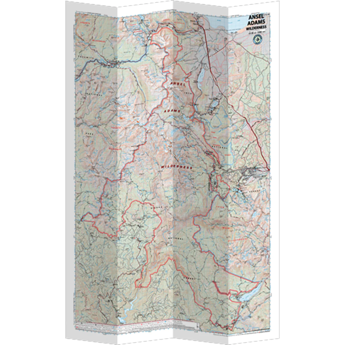 Ansel Adams Wilderness Map