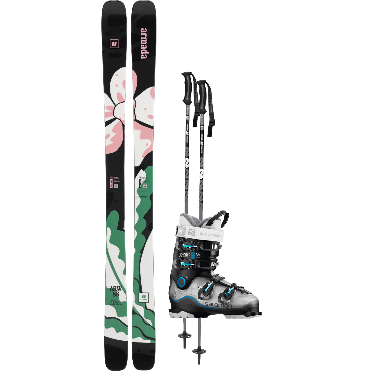 Armada Women's ARW 88 Demo Ski Package