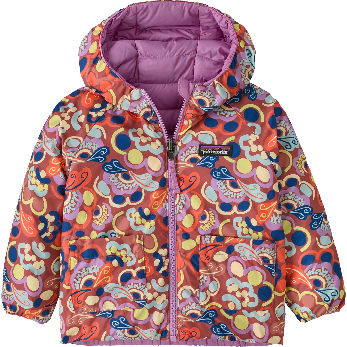 Youth Baby Reversible Down Sweater Hoody - Image 4