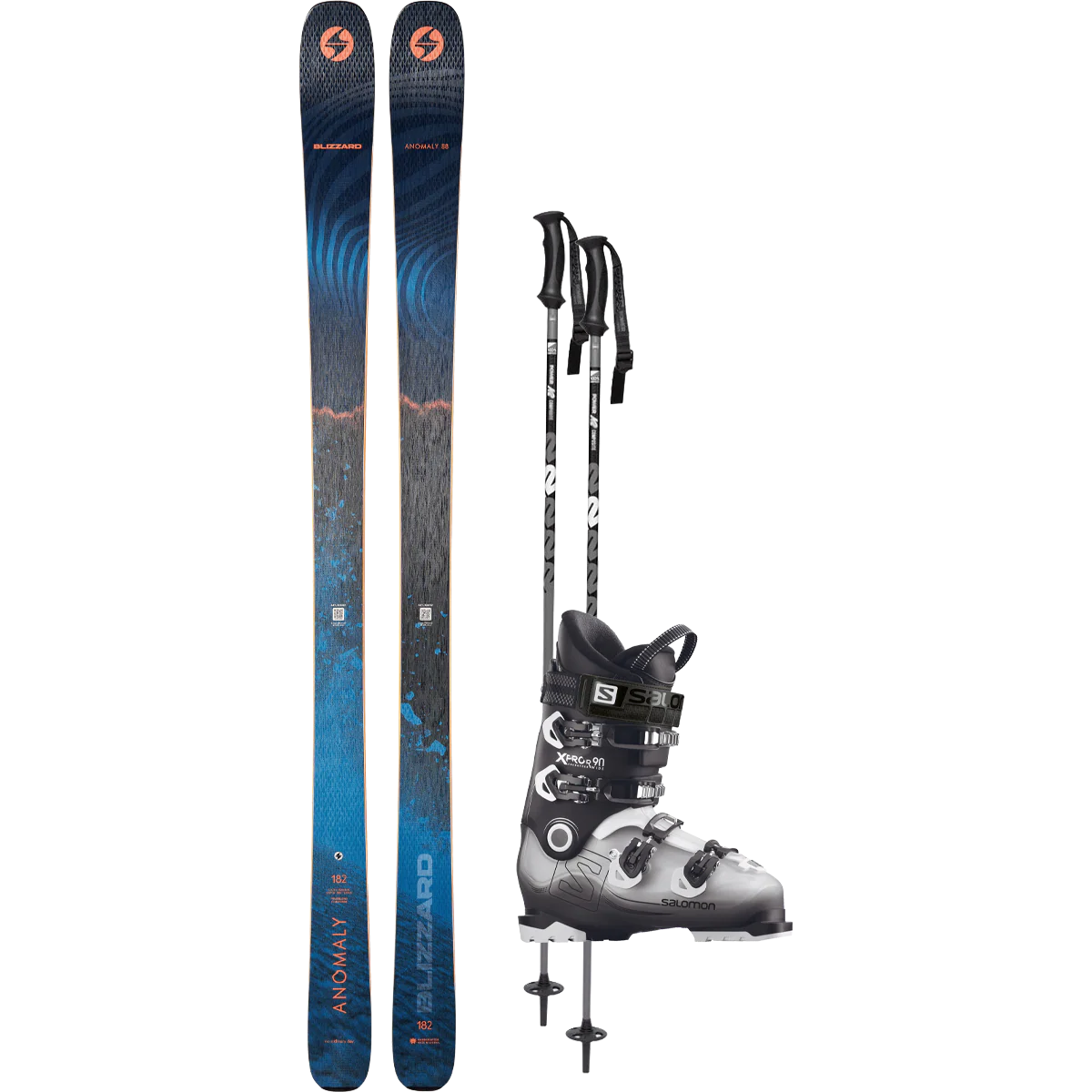 Blizzard Anomaly 88 Demo Ski Package