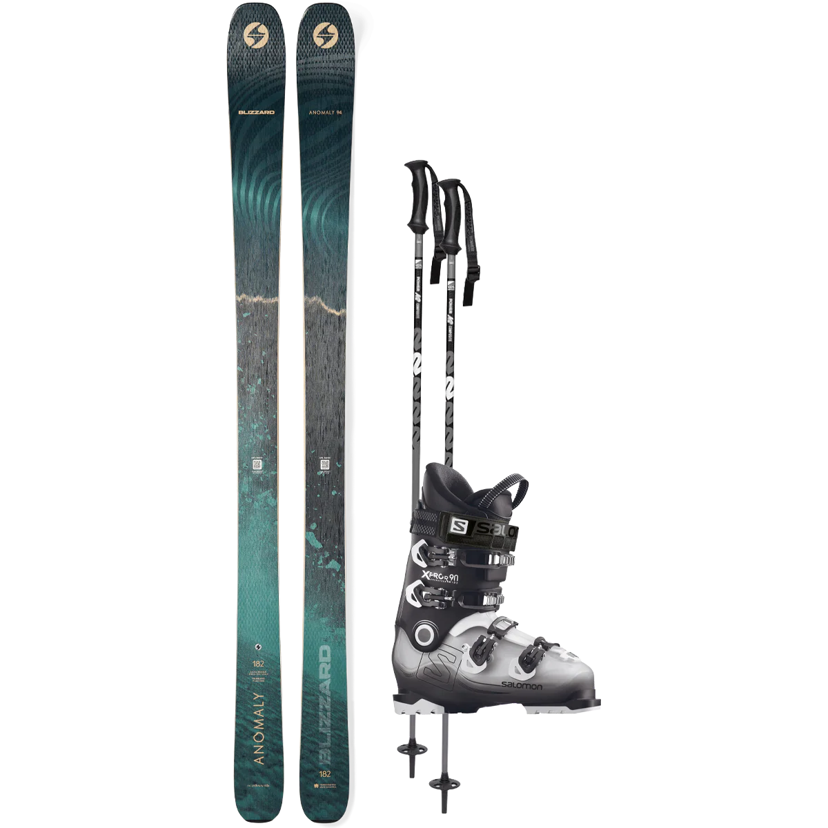 Blizzard Anomaly 94 Demo Ski Package