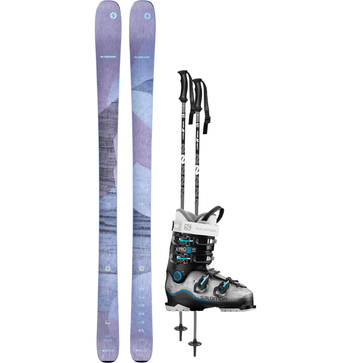 Blizzard Women's Black Pearl 88 Demo Ski Package