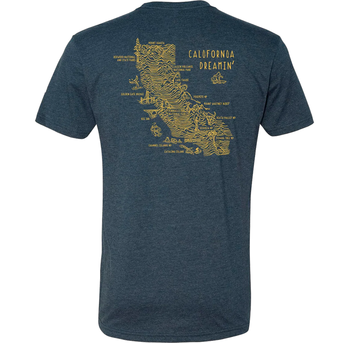 Men's California Topo Tee - Image 2