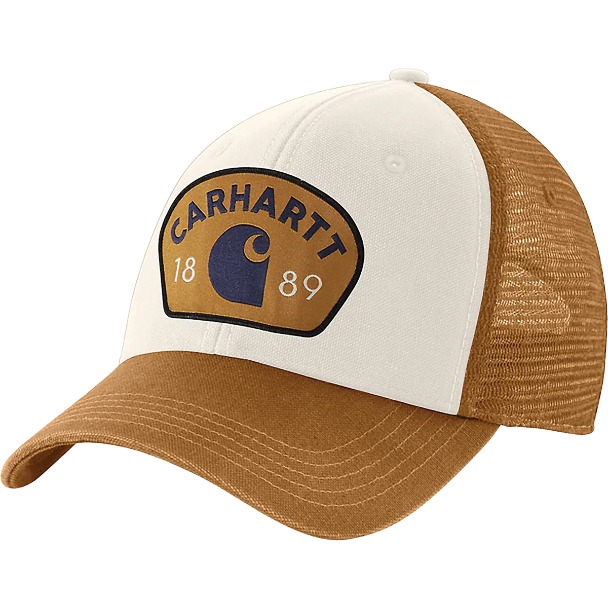 Men's Canvas Mesh-Back 1889 Patch Cap