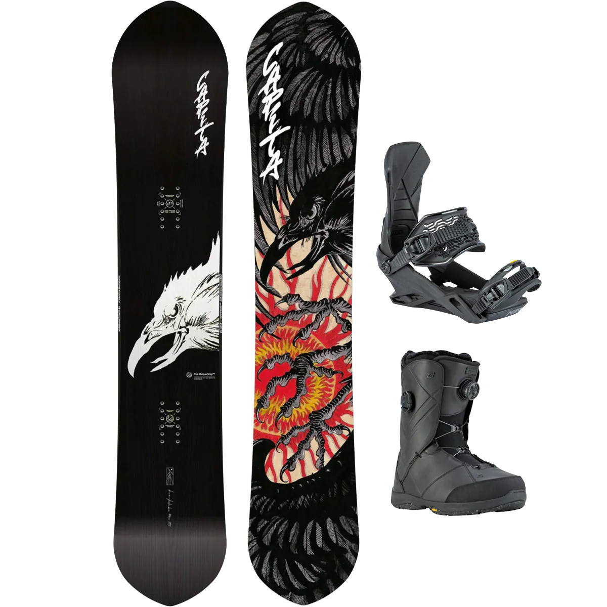 Capita Kazu Kokubo Pro Demo Snowboard Package