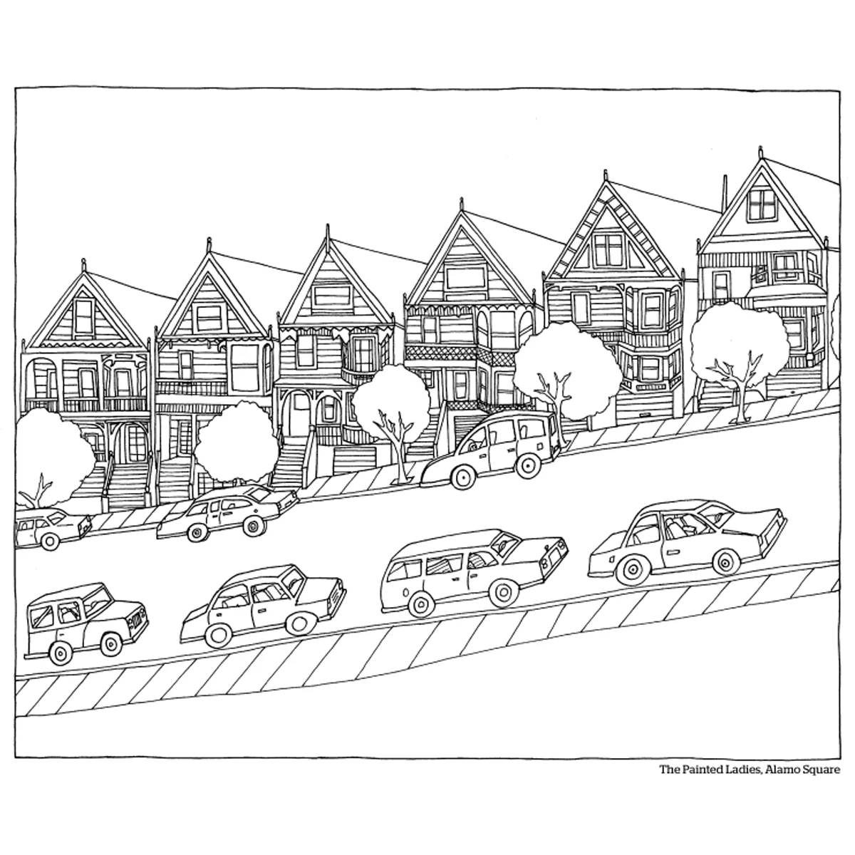 Color this Book: San Francisco - Image 2