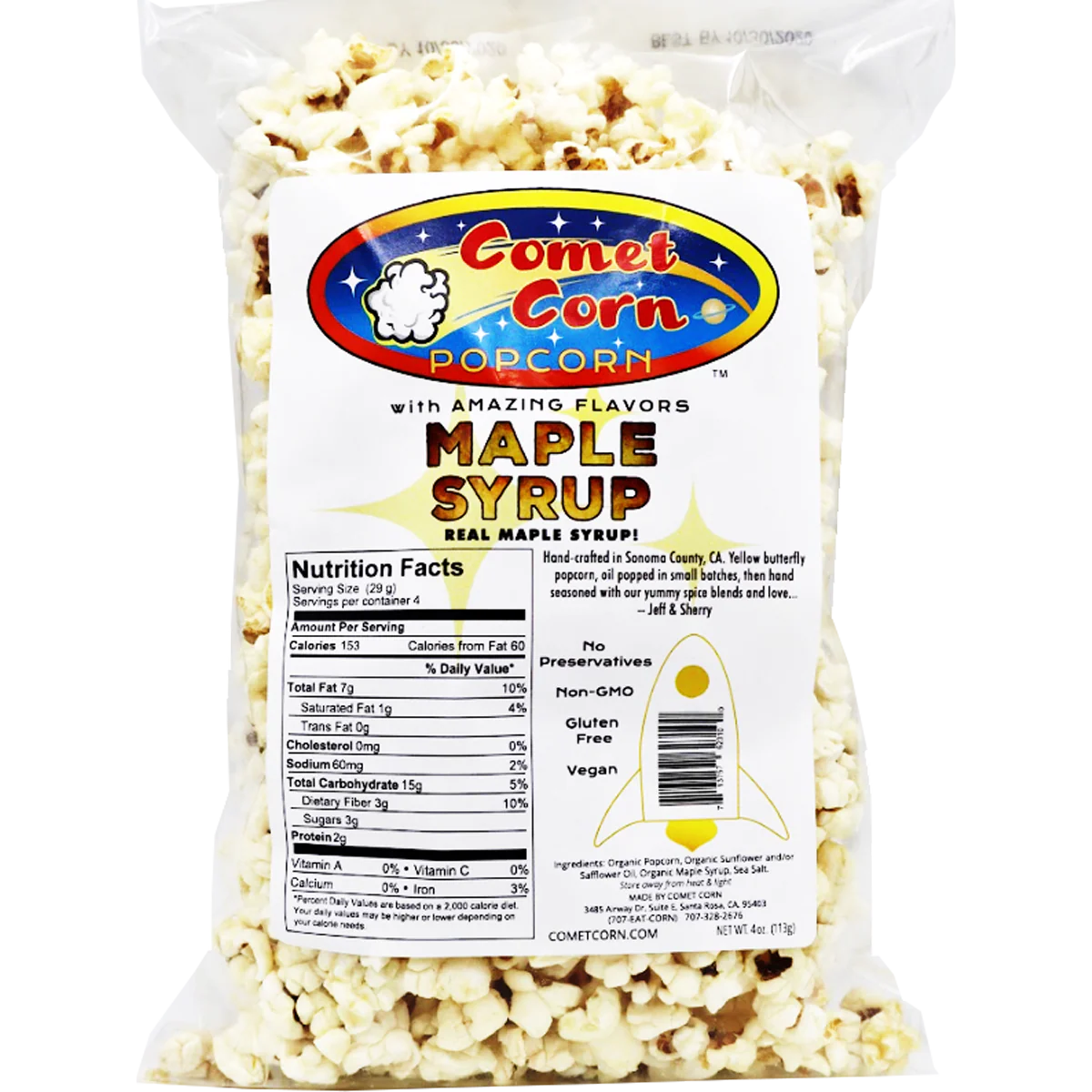 Comet Corn Popcorn 4.0 oz - Image 4