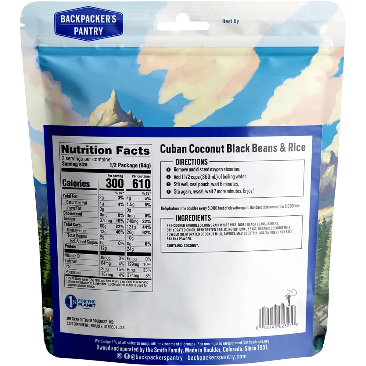 Cuban Coconut Rice & Black Beans (2 Servings) - Image 2