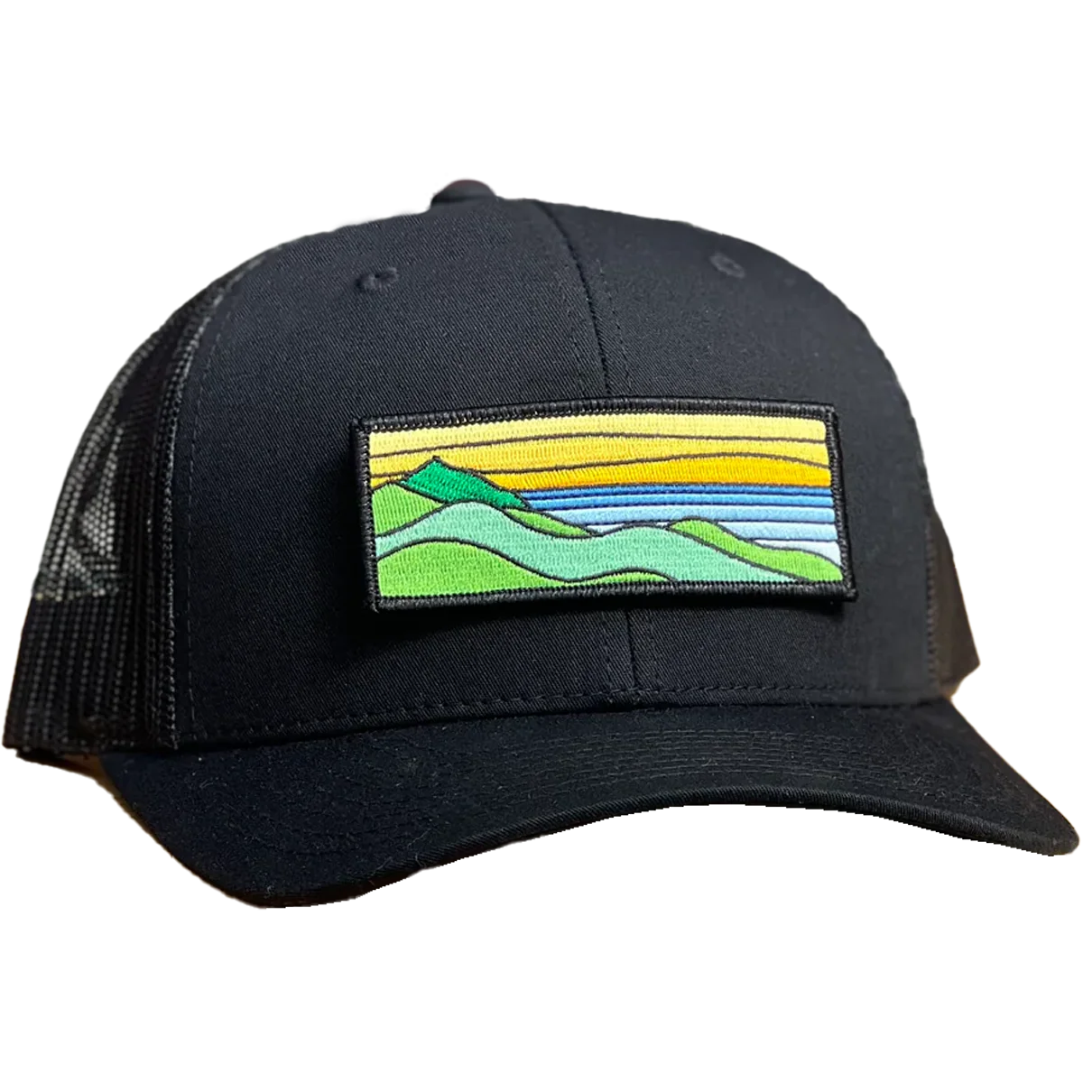 Curved Brim Trucker with Ridgecrest Patch