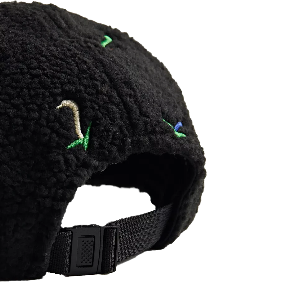 Dancing Shrooms 5-Panel Fleece Hat - Image 3