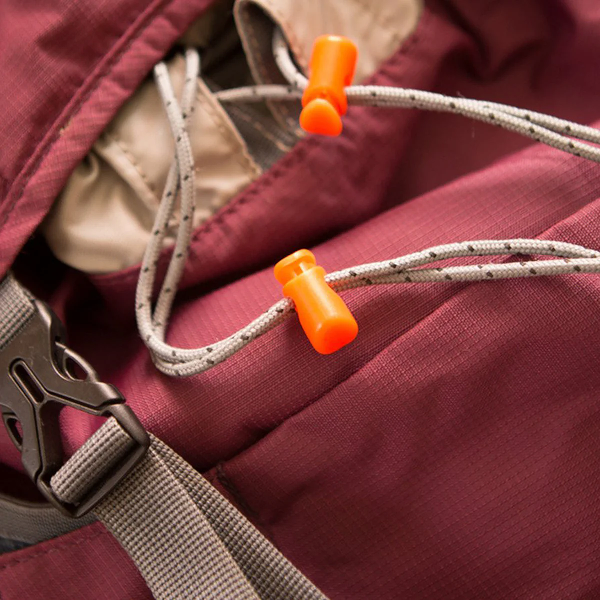 Ellipse Cord Locks - Orange - Image 2