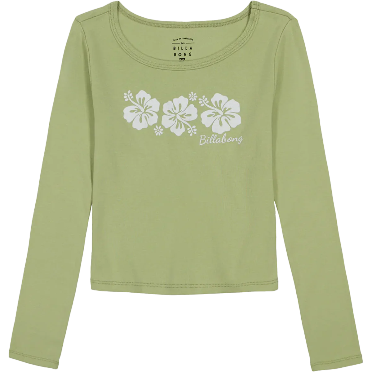 Youth Tri Hibiscus Long Sleeve Tee