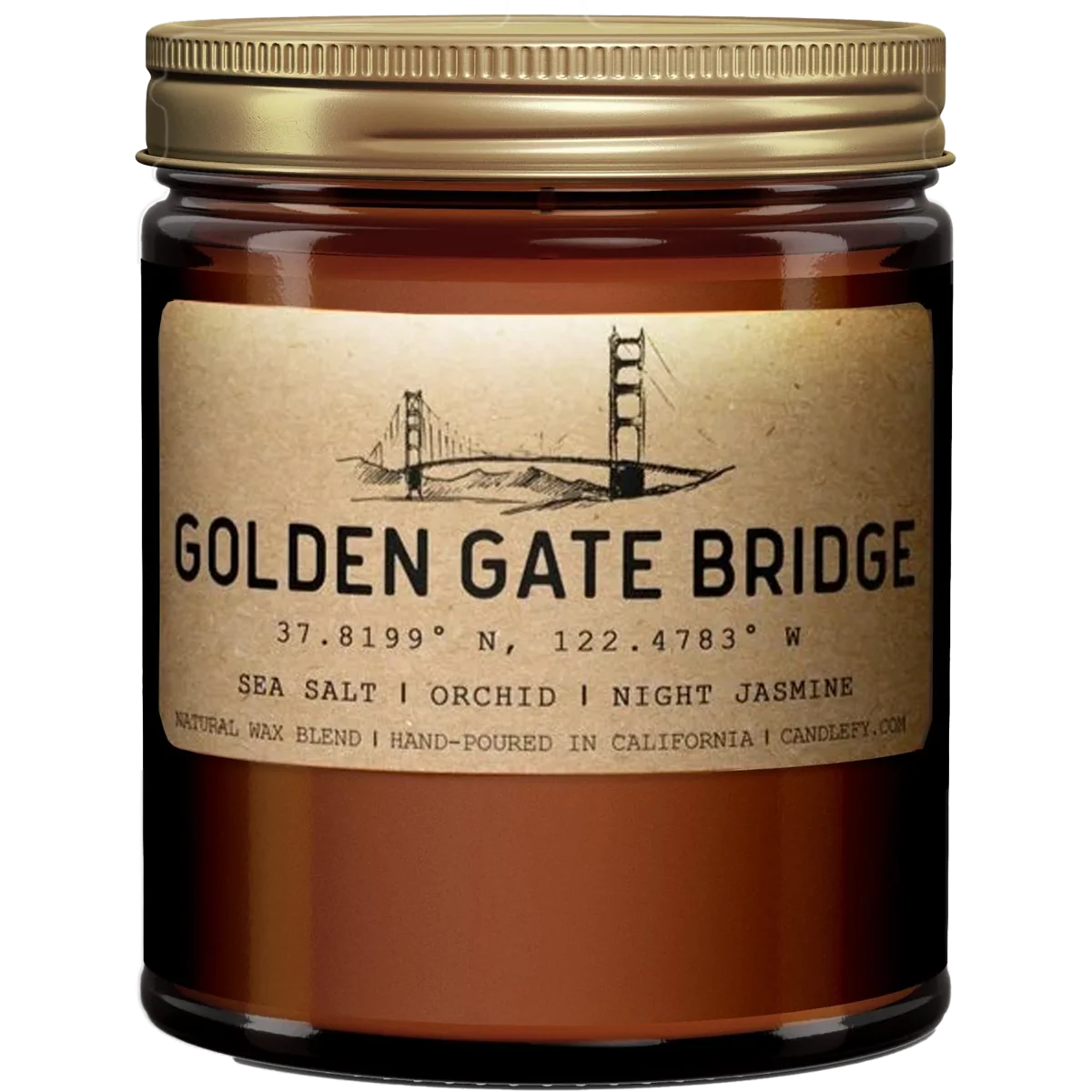 Golden Gate Bridge: California Candle