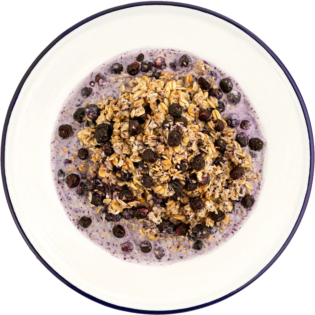 Granola with Milk & Blueberries (2 Servings) - Image 2
