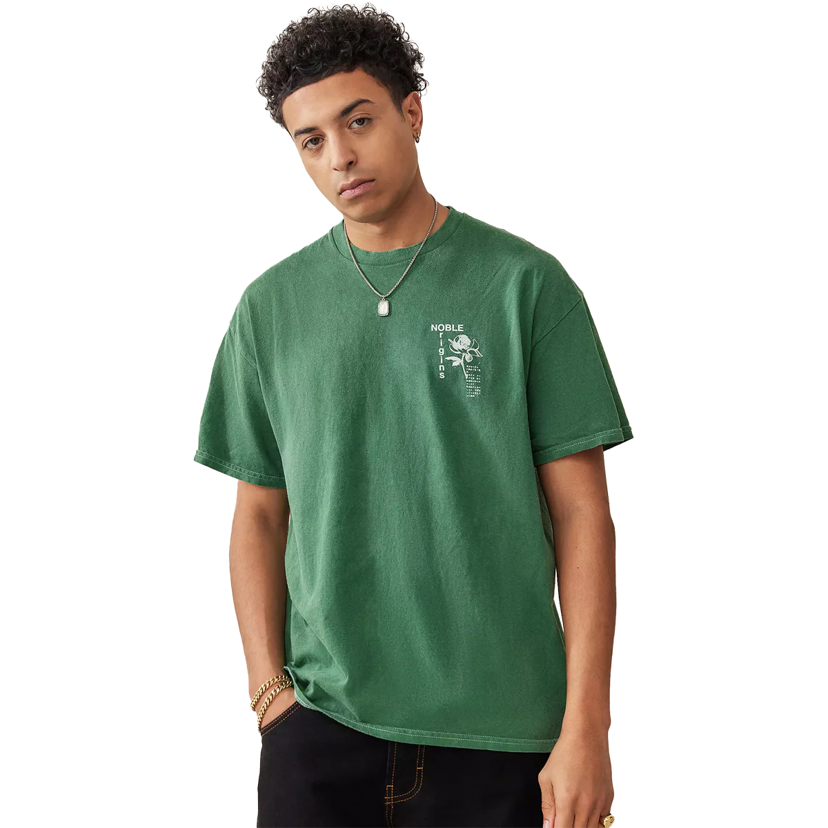 Men's Green Osaka Tee - Image 2