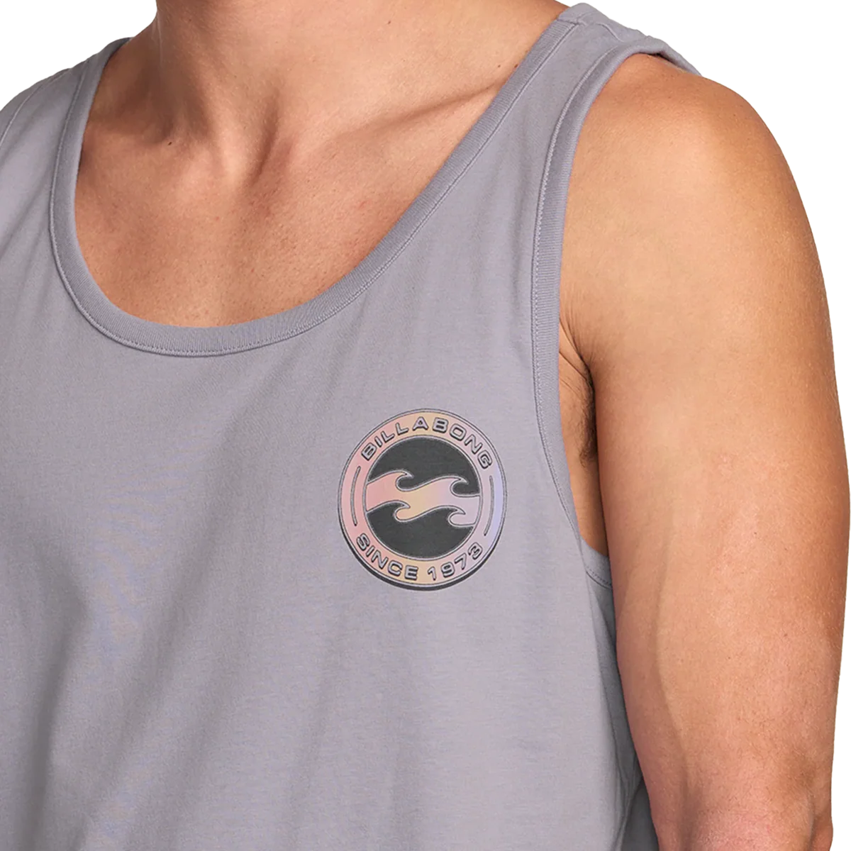 Billabong Men's Hallow Premium Tank in Light Purple - Image 3