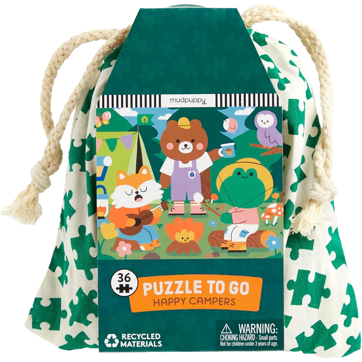 Mudpuppy Happy Campers 36 Piece Puzzle to Go