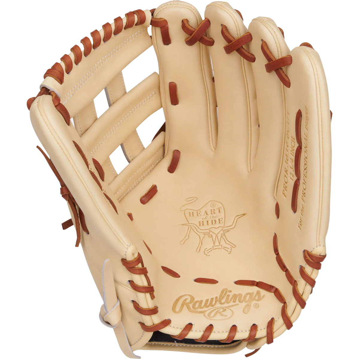 Heart of the Hide Outfield - 12.75" Pro H-Web Camel LHT - Image 2