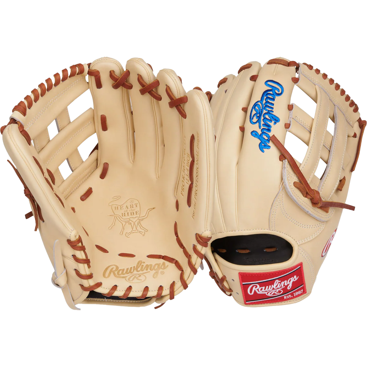 Heart of the Hide Outfield - 12.75" Pro H-Web Camel LHT - Image 3