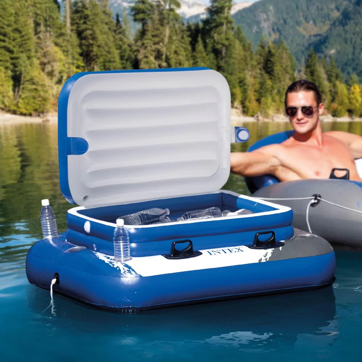 Intex Inflatable Mega Chill II Cooler Float - Image 2