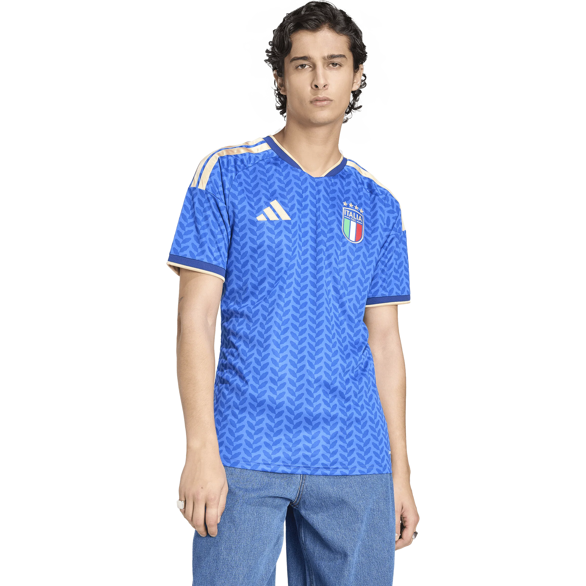 Italy FIGC Home Replica Jersey - Image 3