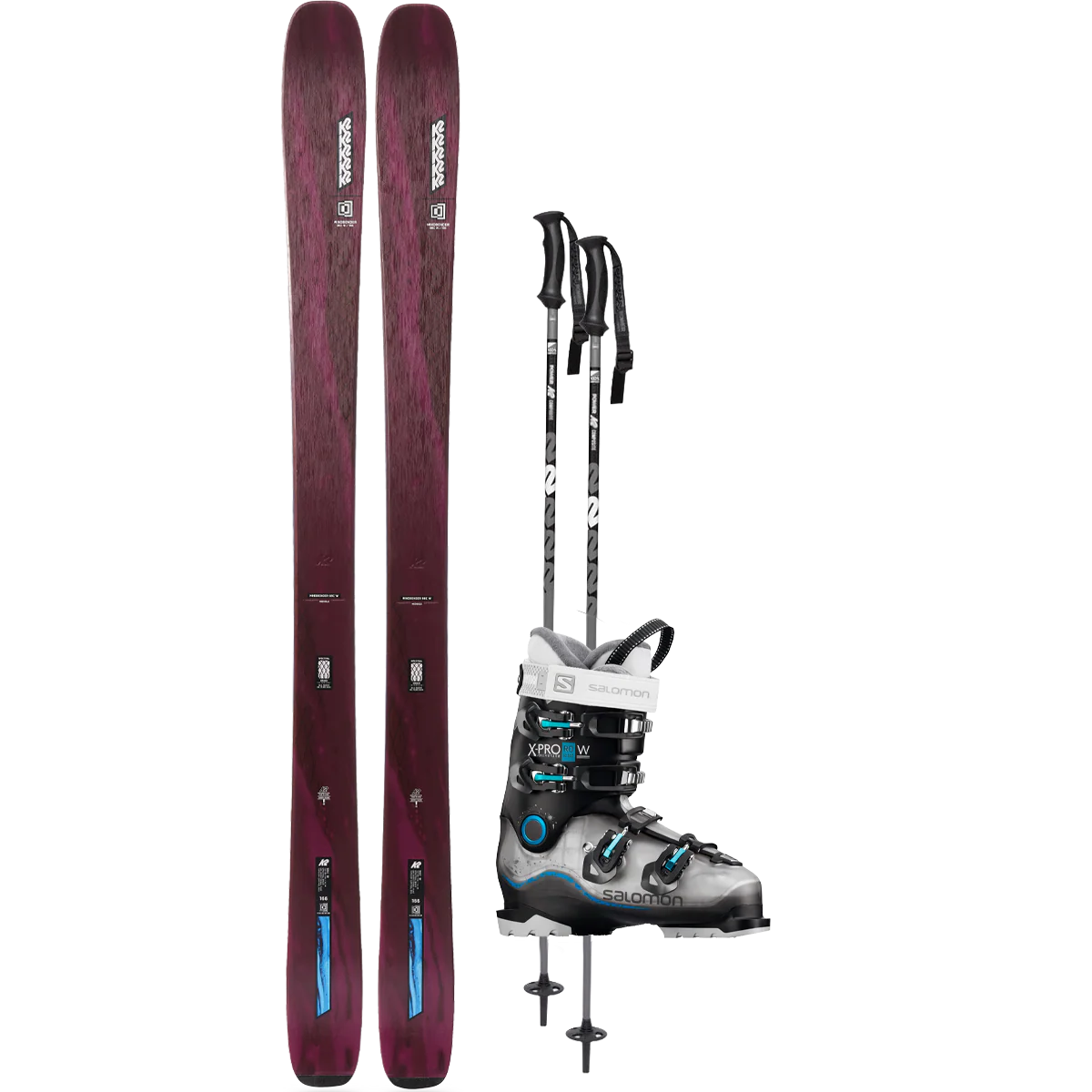 K2 Women's Mindbender 96C Demo Ski Package
