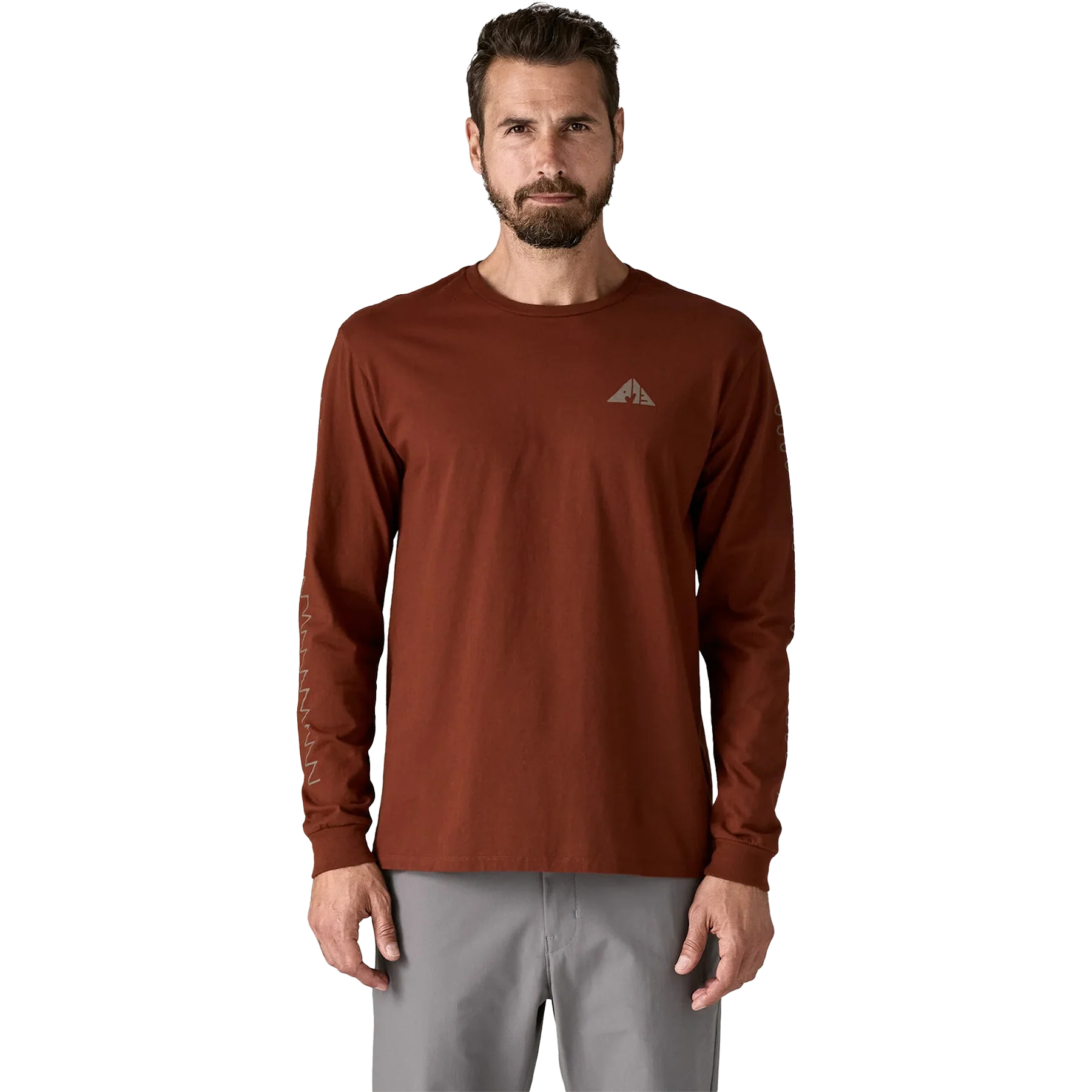 Men's Long Sleeve Driftways Organic T-Shirt - Image 2
