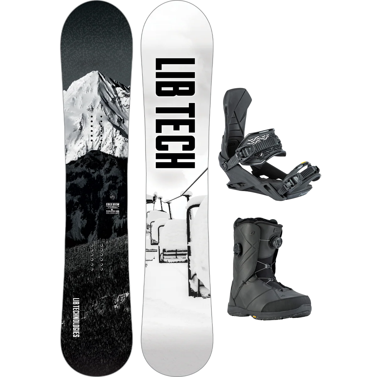 Lib Tech Cold Brew Demo Snowboard Package