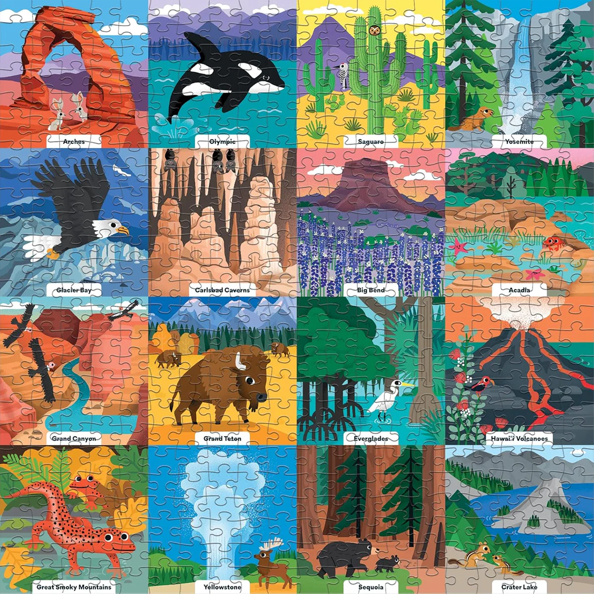Mudpuppy Little Park Ranger 500 Piece Family Puzzle - Image 2