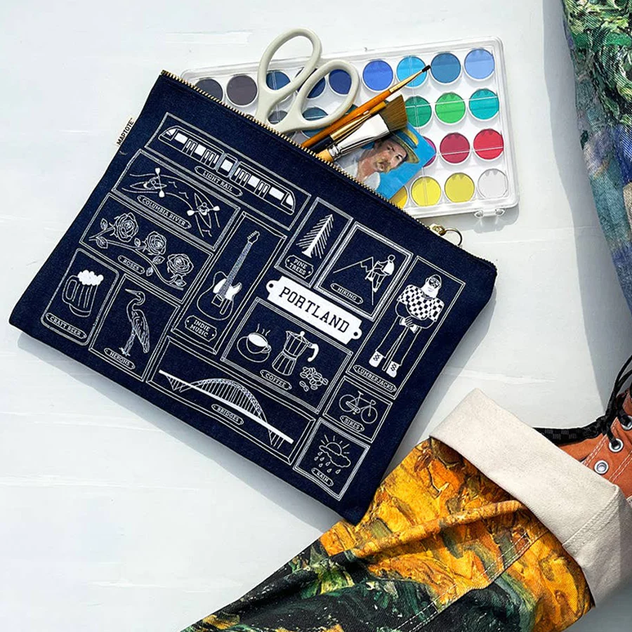 Los Angeles Flat Zip Pouch - Image 2