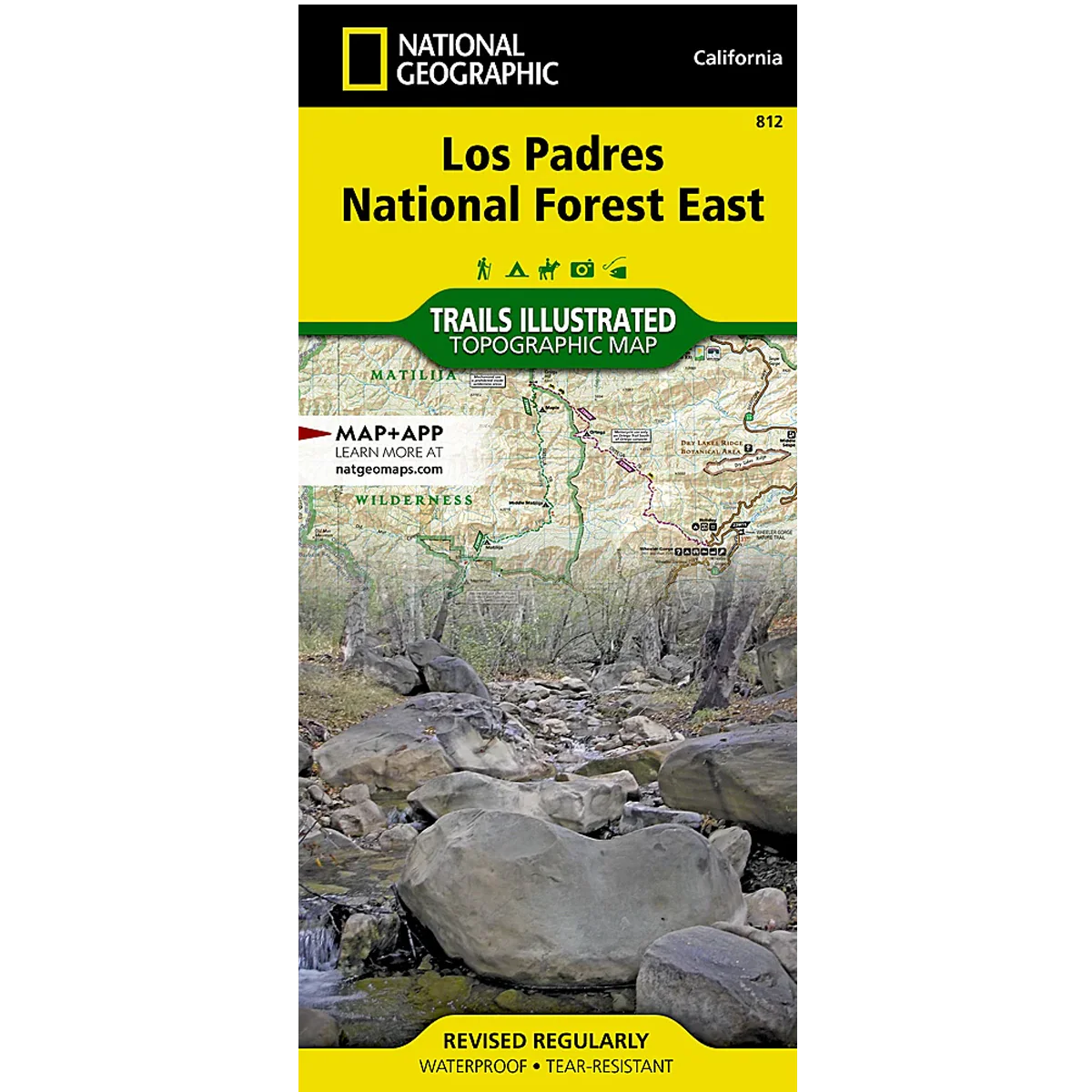 Los Padres Nat Forest East Map