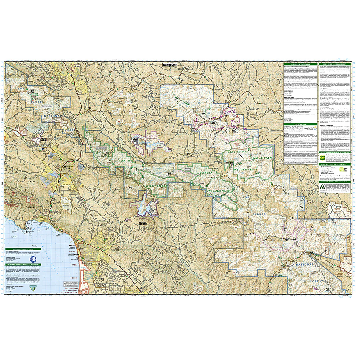 Los Padres Nat Forest West Map - Image 3
