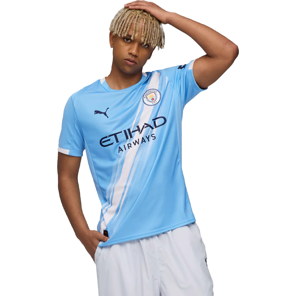 Men's Manchester City FC Home Jersey Replica - Image 2