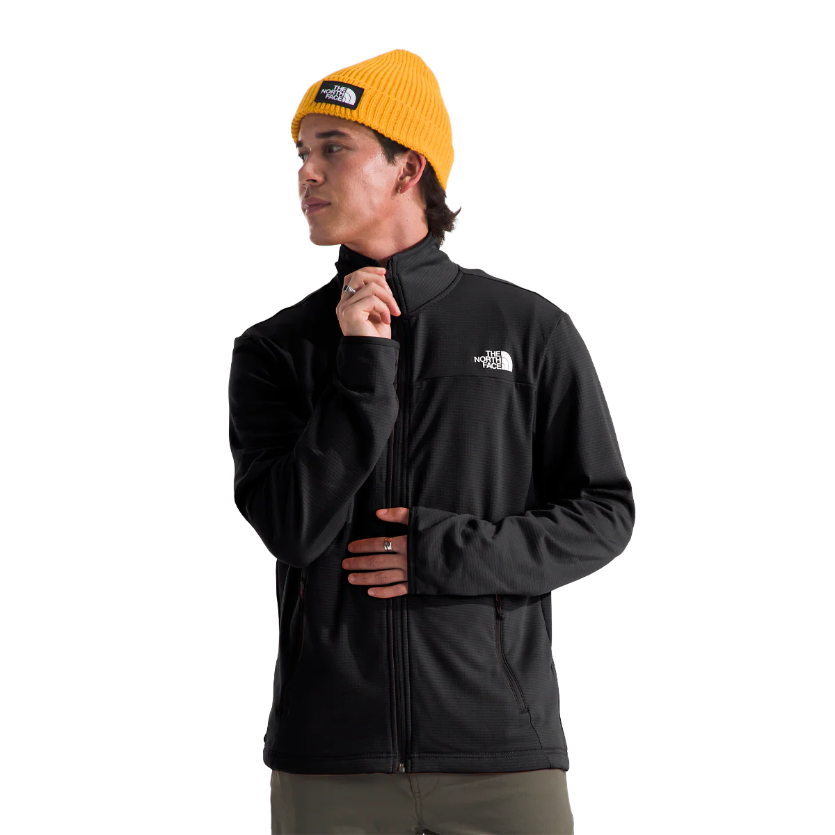 Men's Cedar Trail Grid Fleece Full Zip - Image 8