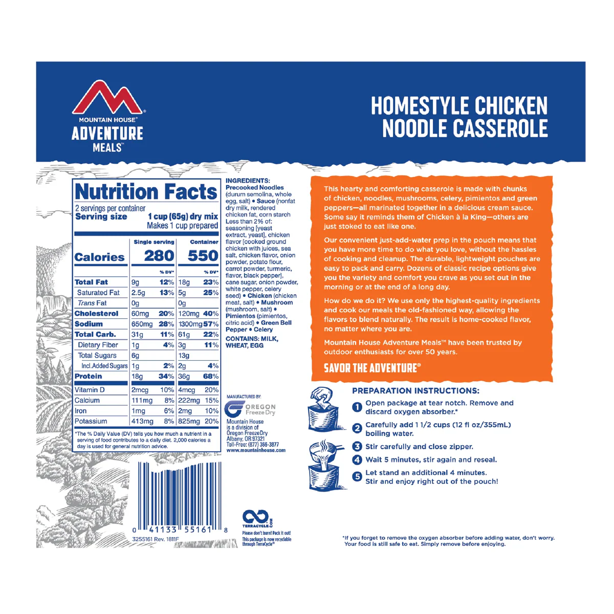 Homestyle Chicken Noodle Casserole (2 Servings) - Image 2