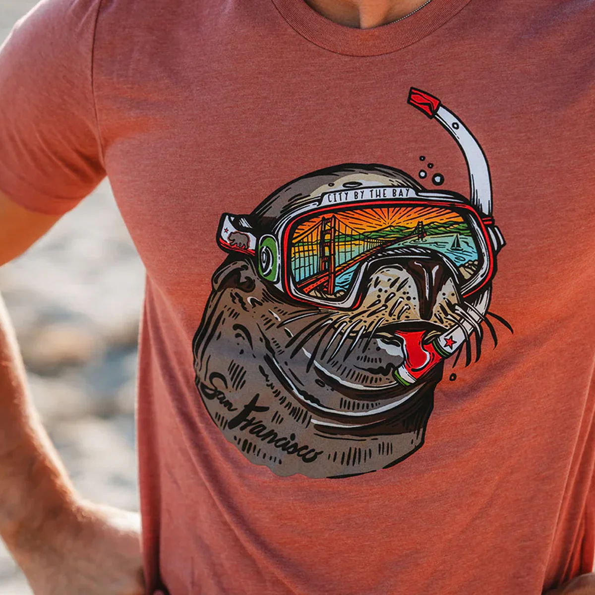 Men's Miami Vice SF Sea Lion Tee - Image 3