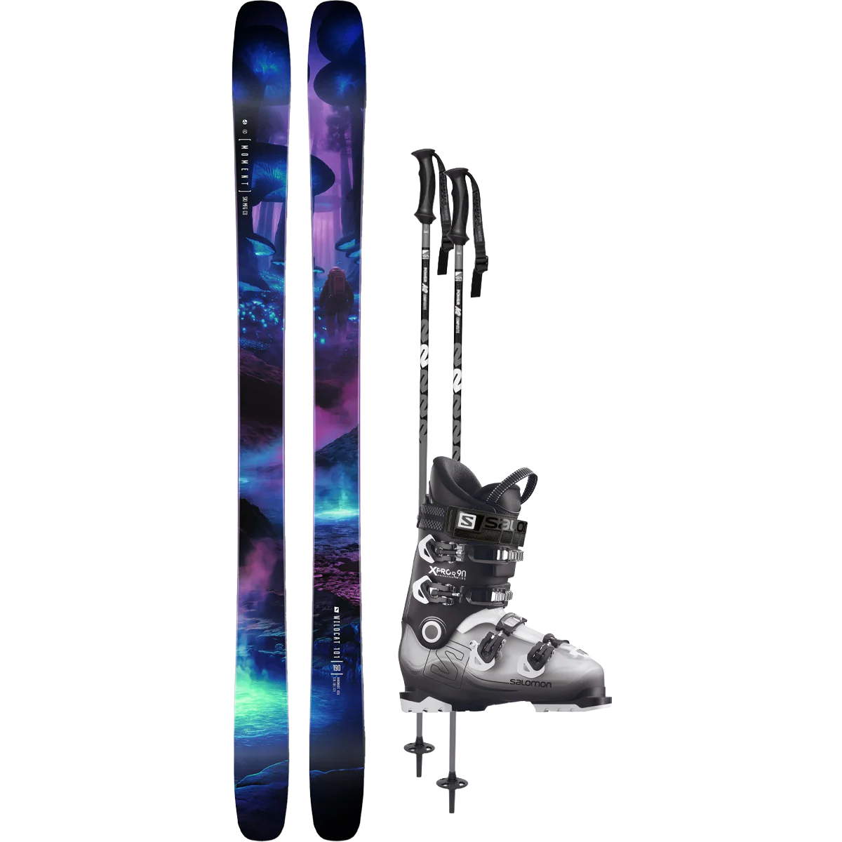 Moment Wildcat 101 Demo Ski Package