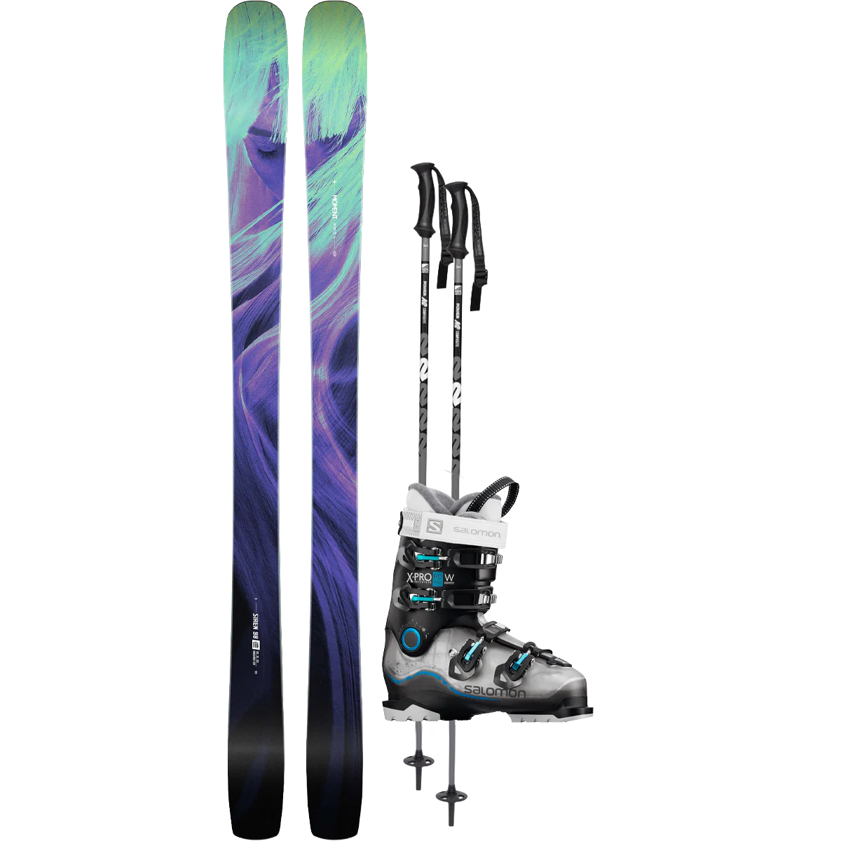 Moment Women's Siren 98 Demo Ski Package
