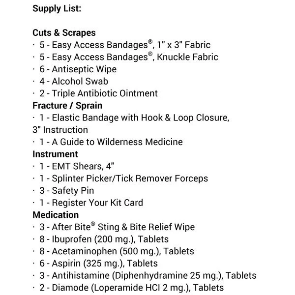 Mountain Backpacker Medical Kit - Image 5