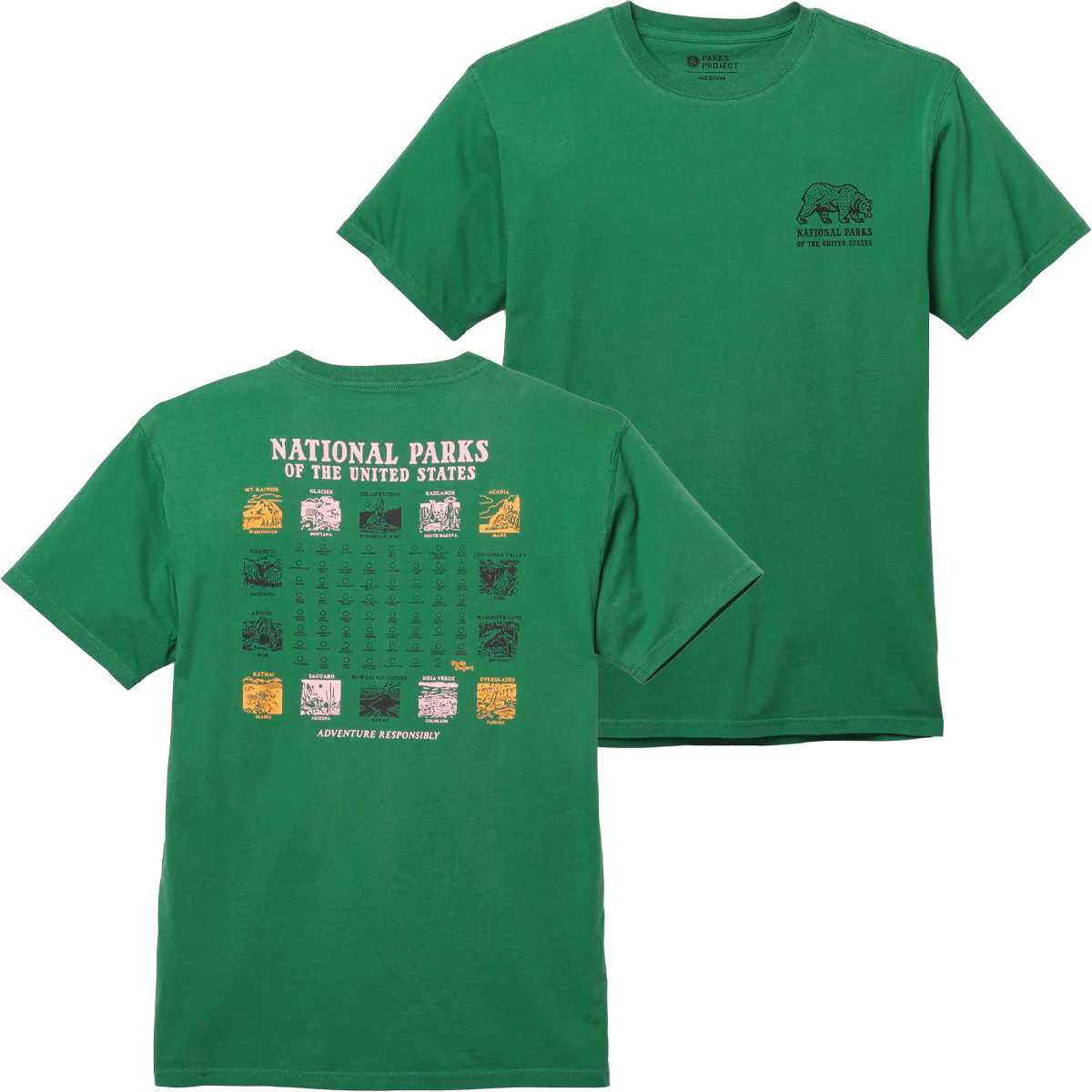 National Parks Pictograms Tee