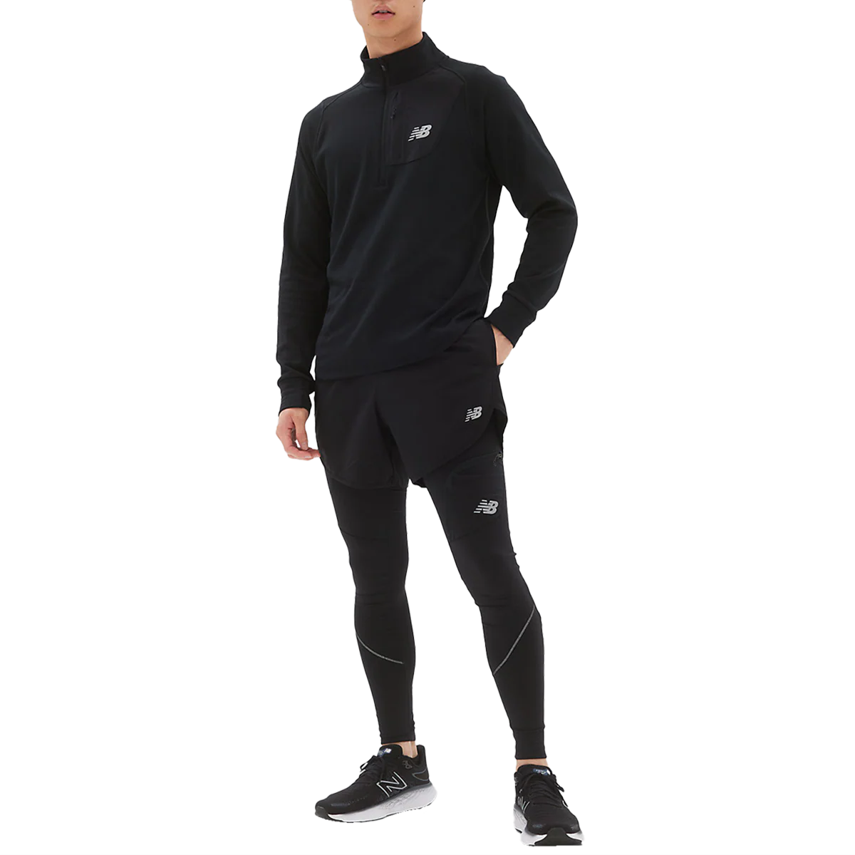 Men's NB Heat Grid 1/2 Zip - Image 6
