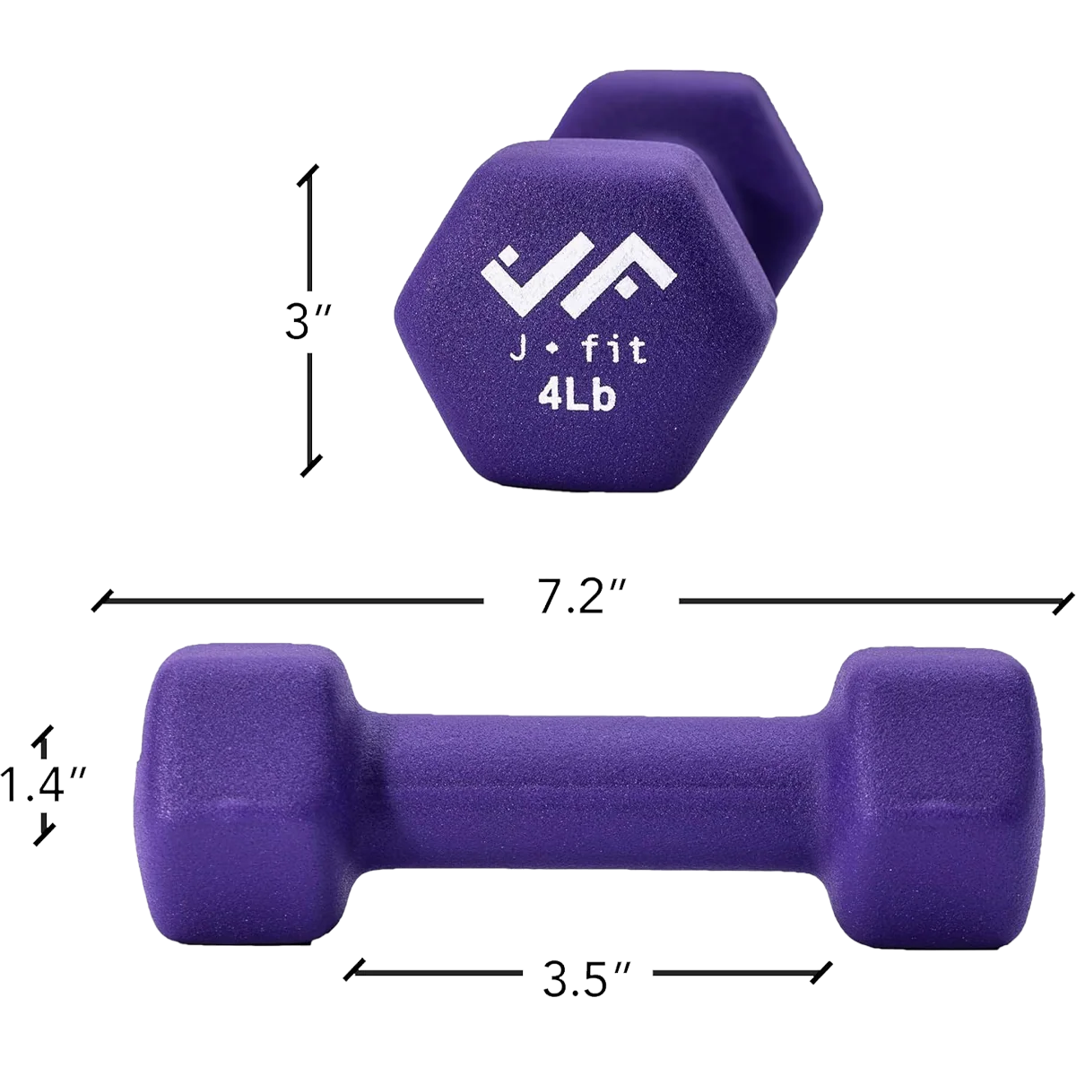 Neoprene Dumbbell 4 lb - Image 3