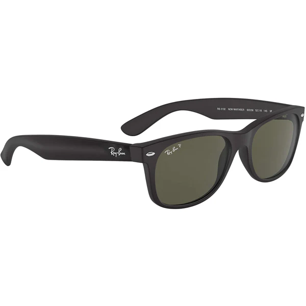 New Wayfarer - Rubber Black/Polarized Green - Image 4