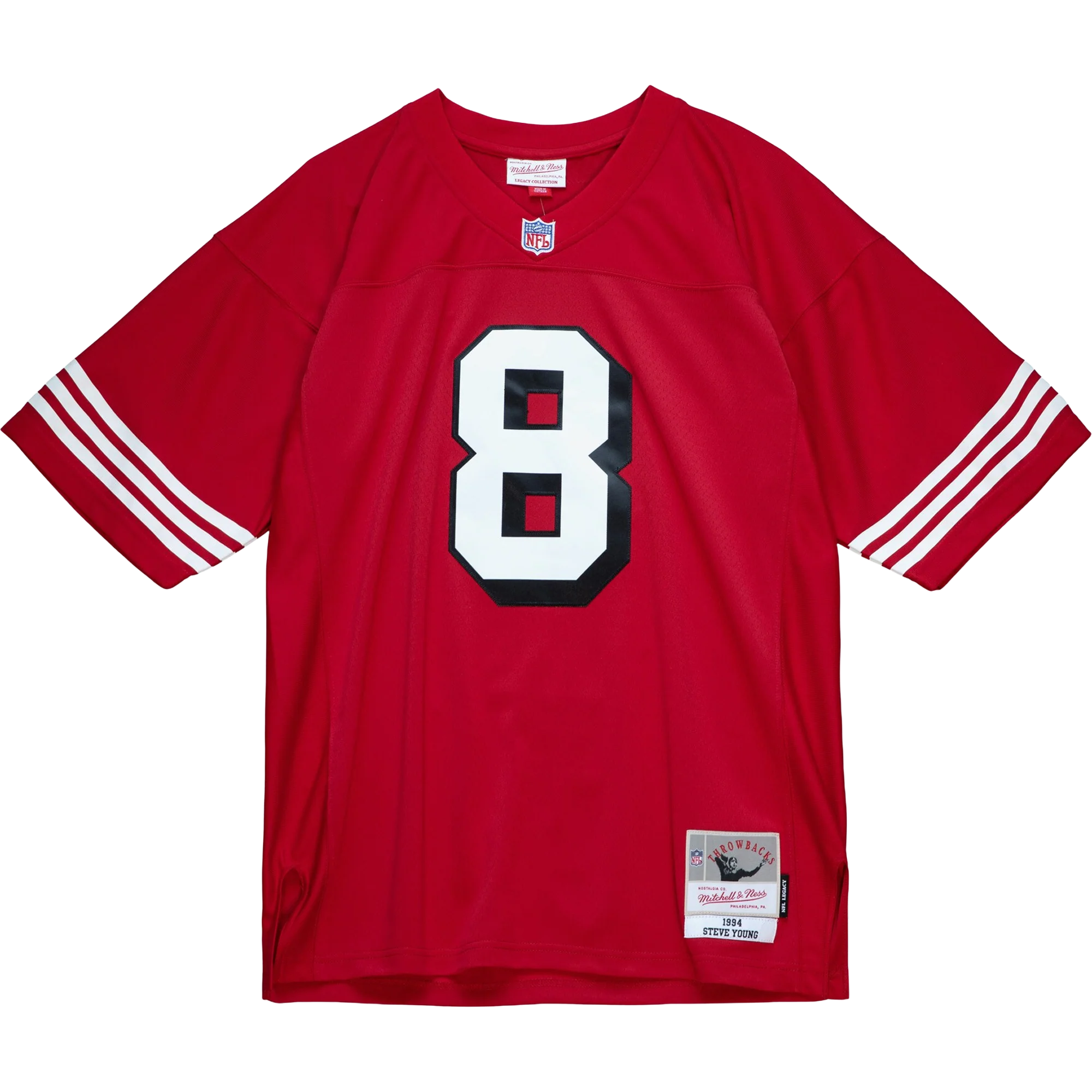 Men's Steve Young Scarlet 49ers 1994 Legacy Jersey