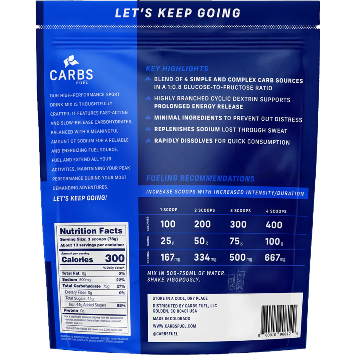 Original 1000g Sport Drink Mix Resealable Bag - Image 4