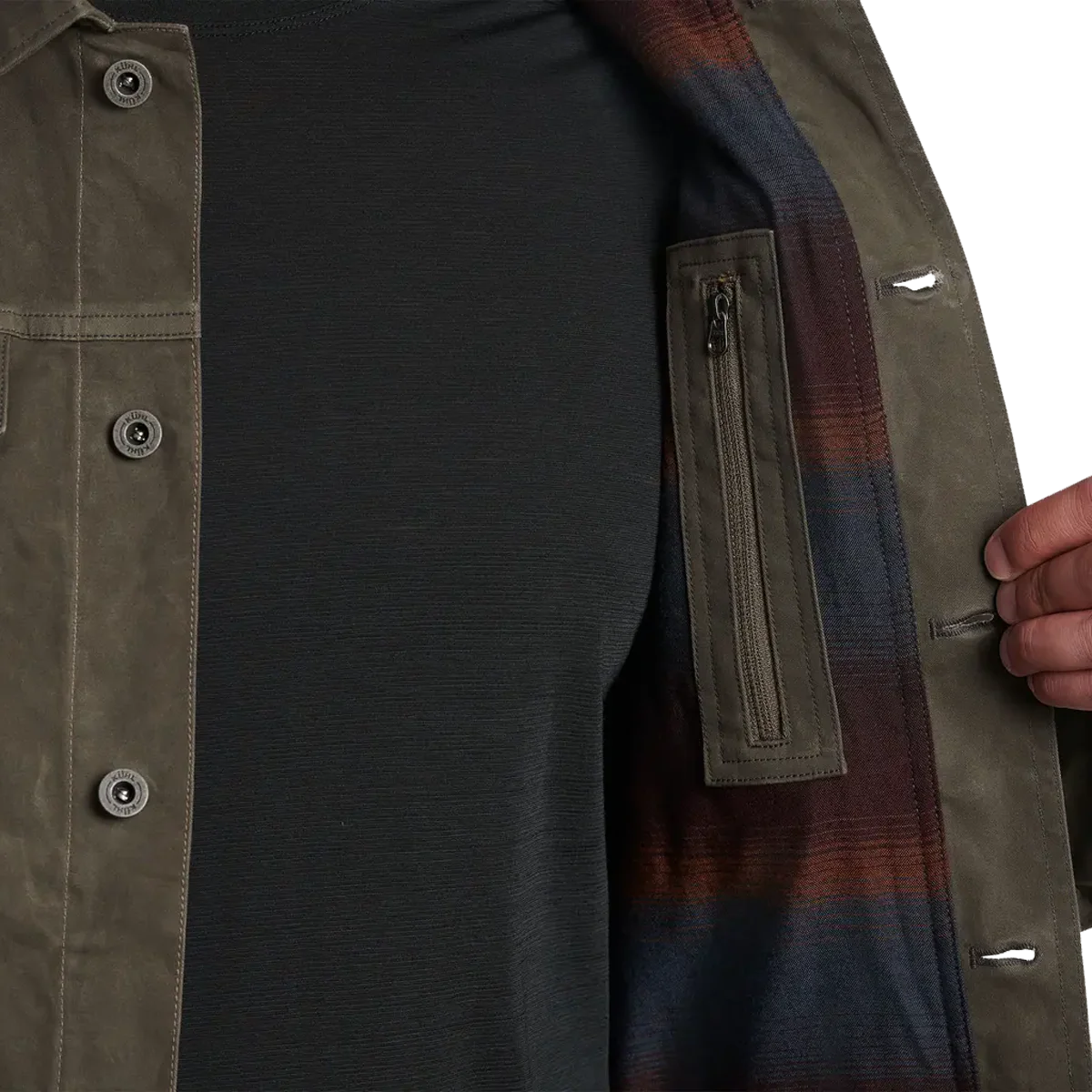Men's Outlaw Waxed Jacket - Image 7