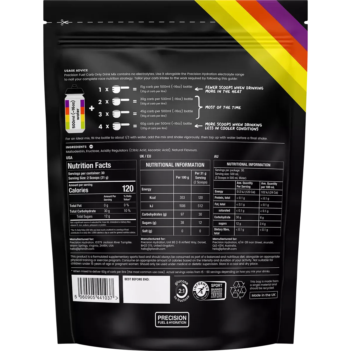 Carb Only Drink Mix (30 Servings) - Image 2