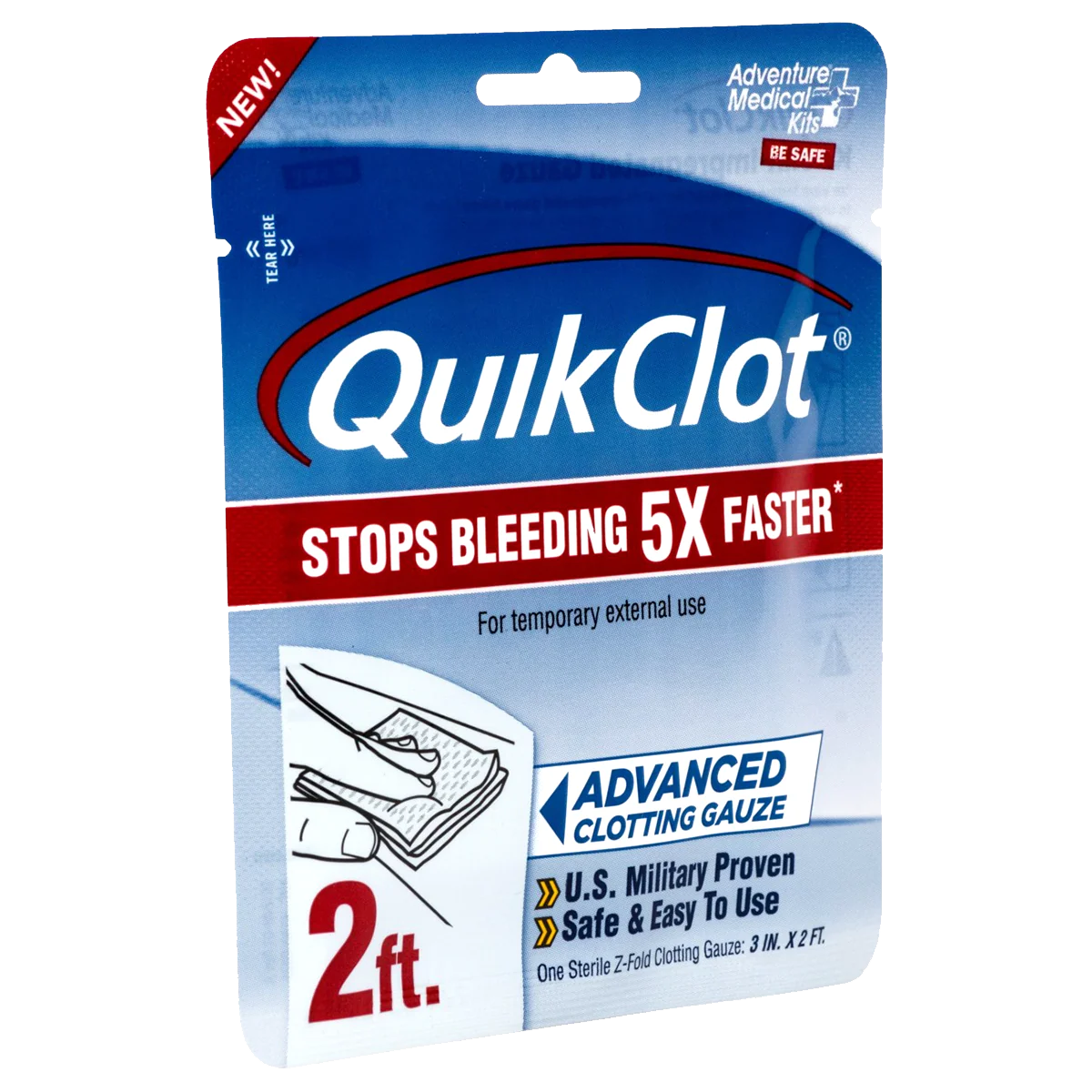 QuikClot Gauze 3" x 2'