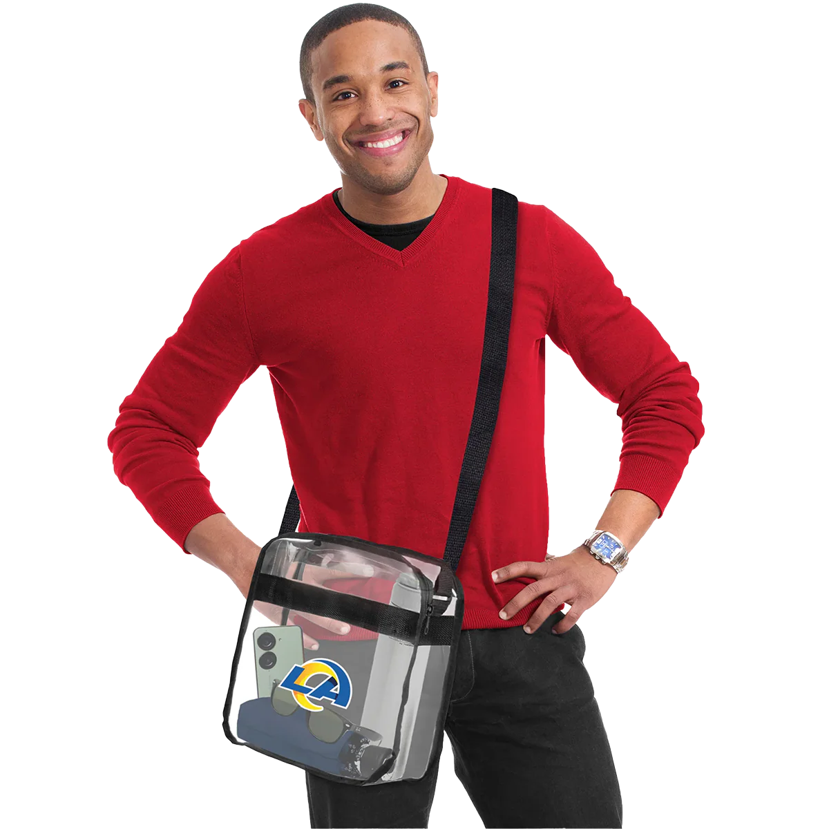 Rams Clear Carryall Crossbody - Image 2