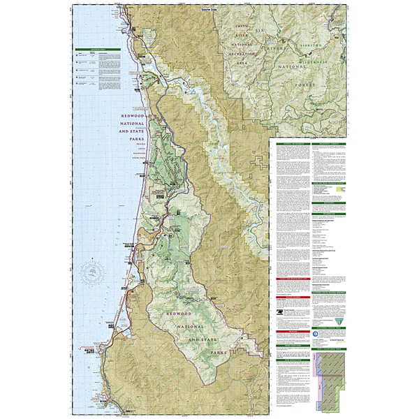 Redwood National and State Parks Map - Image 3